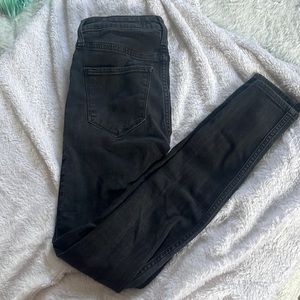 black skinny jeans size 3L